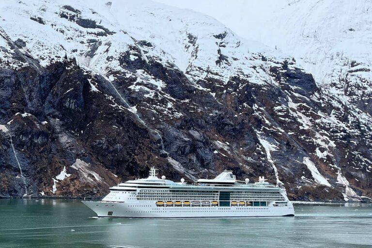 Radiance of the Seas in Tracy Arm Fjord, Alaska