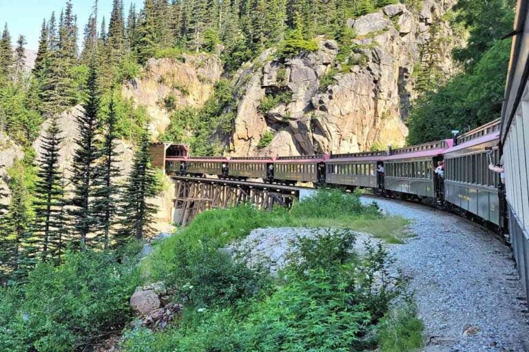 Riding the White Pass & Yukon Route scenic railway