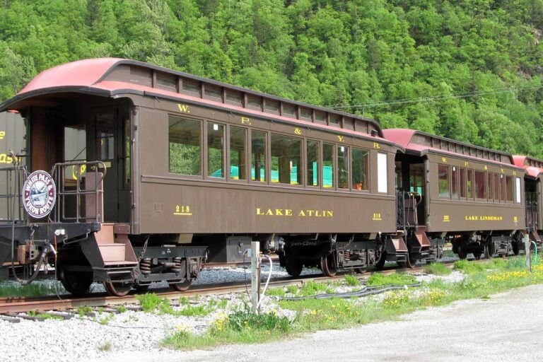 White Pass & Yukon Route railway carriages