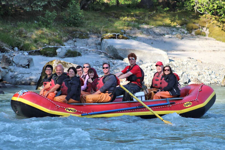On the Mendenhall Glacier Float Trip