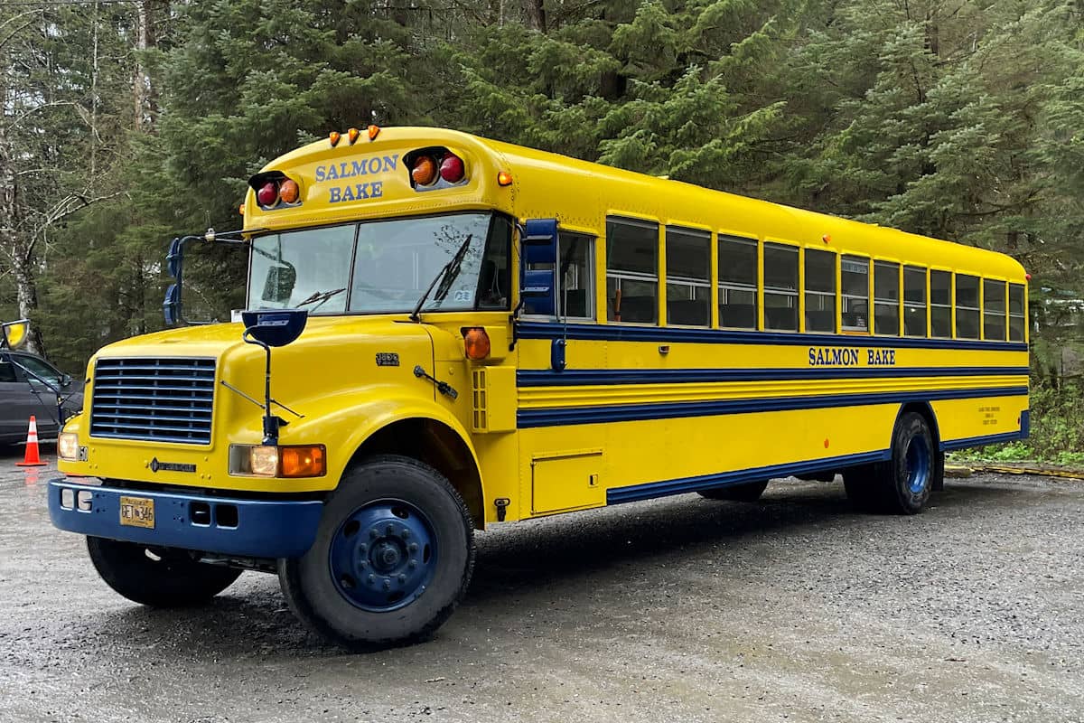 Salmon Bake bus