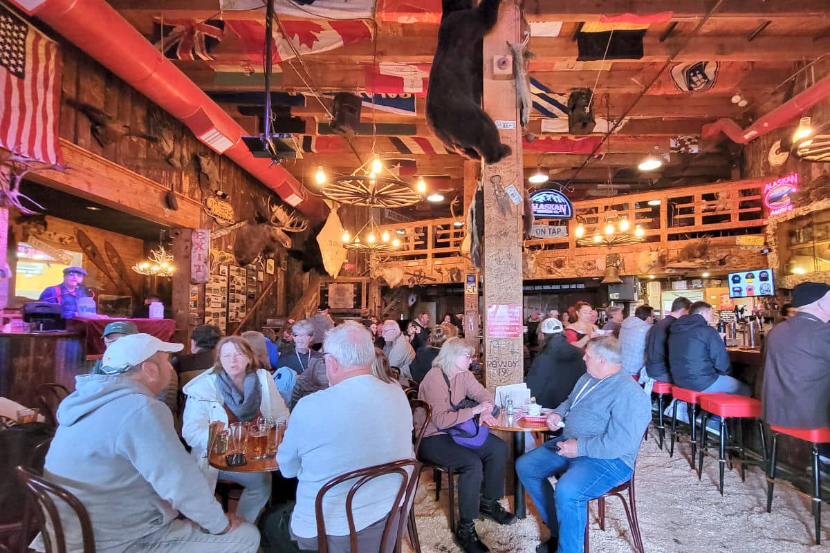Inside the Red Dog Saloon