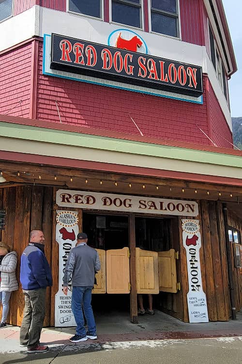 Red Dog Saloon with its swinging doors