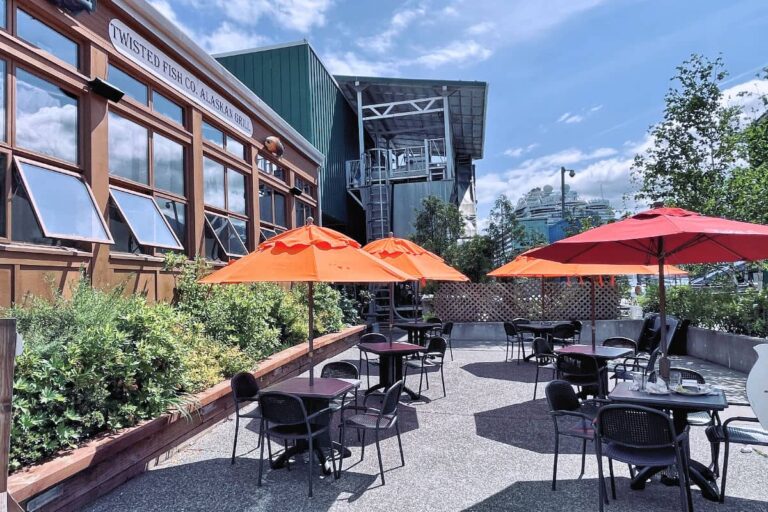 The Twisted Fish pation in Juneau