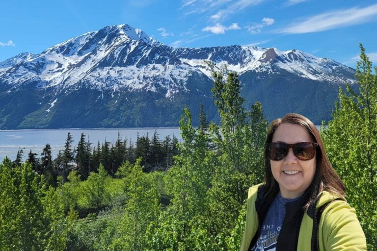 Visiting Turnagain Arm near Anchorage