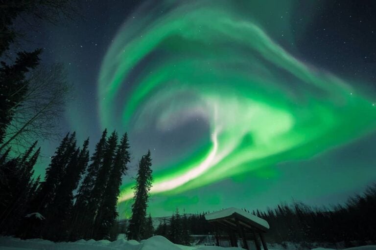 Northern lights in Alaska