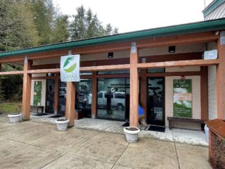 Alaska Raptor Center entrance in Sitka, Alaska