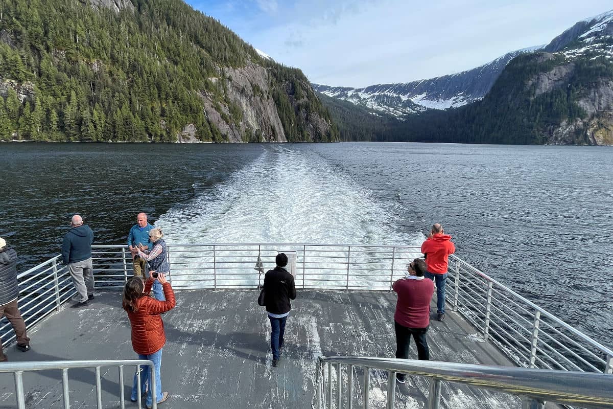 Leaving Misty Fjords