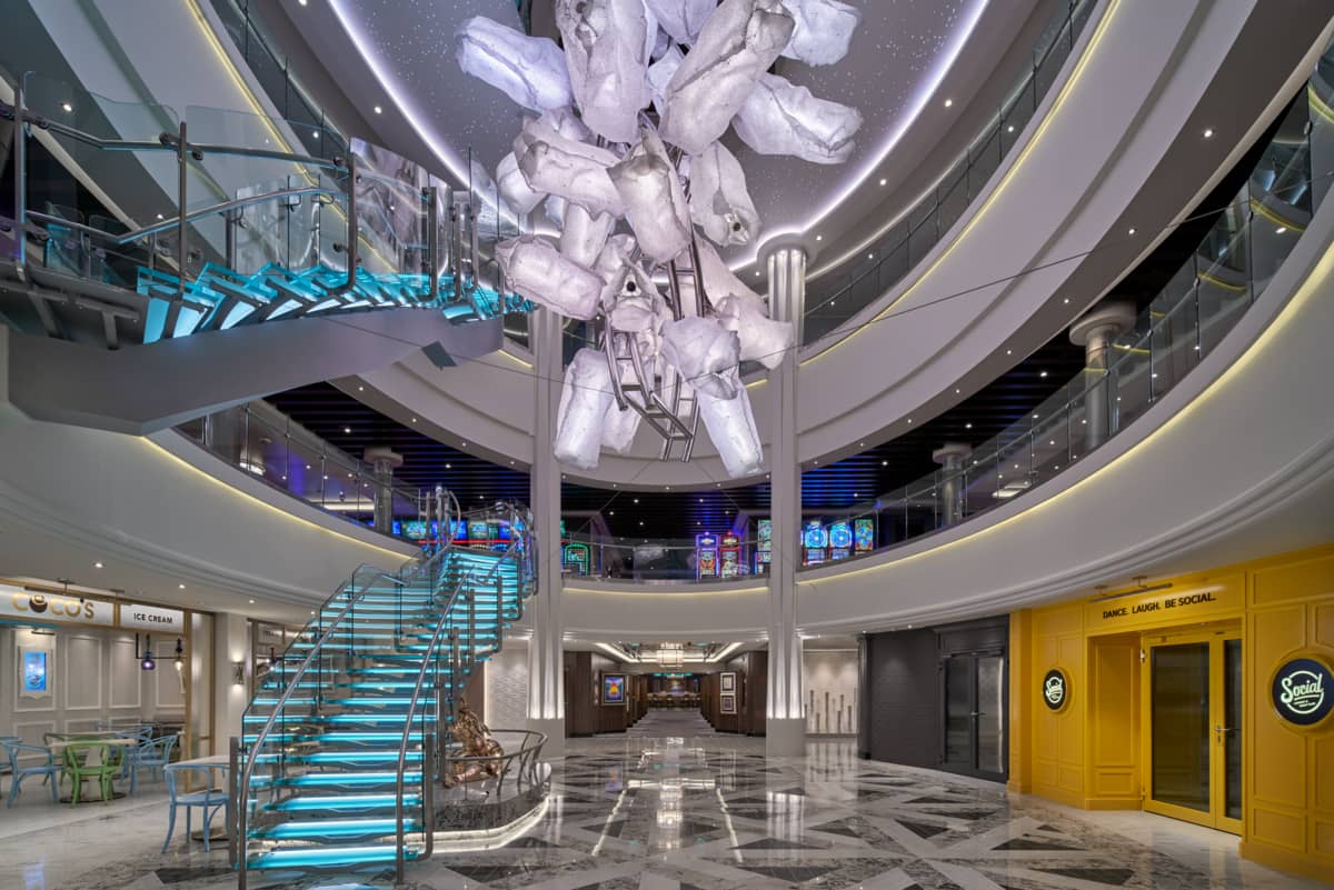 The Local or atrium on Norwegian Encore