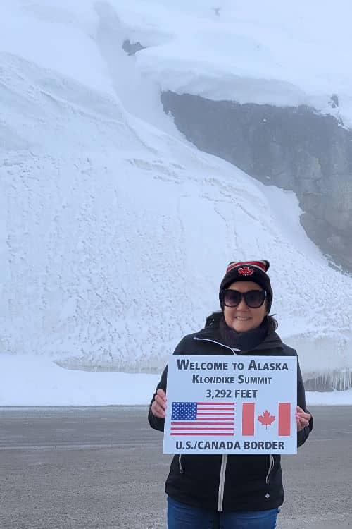 Visiting the Klondike Summit in April