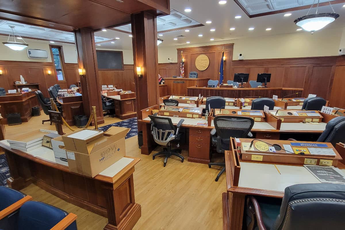 The Senate, inside the Alaska State Capital