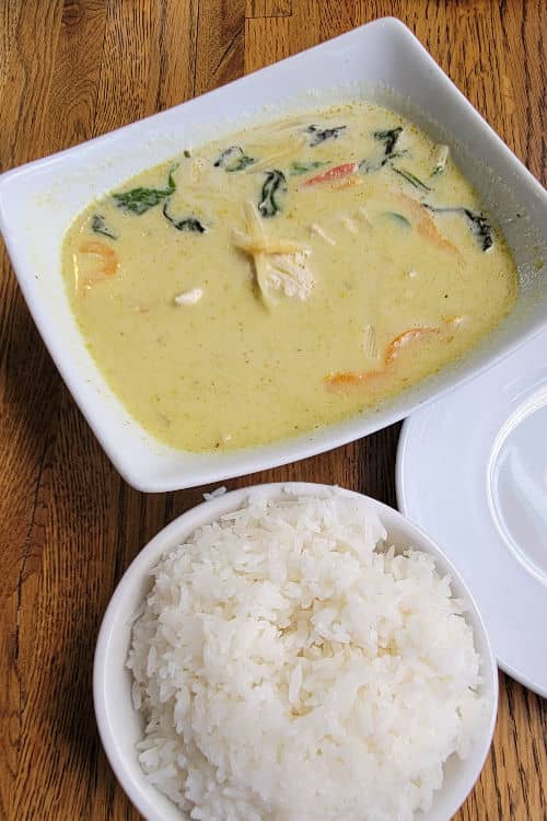 Green curry from Siam Cuisine
