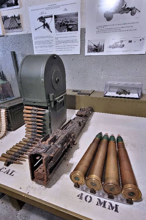 Display in the Kodiak Military History Museum