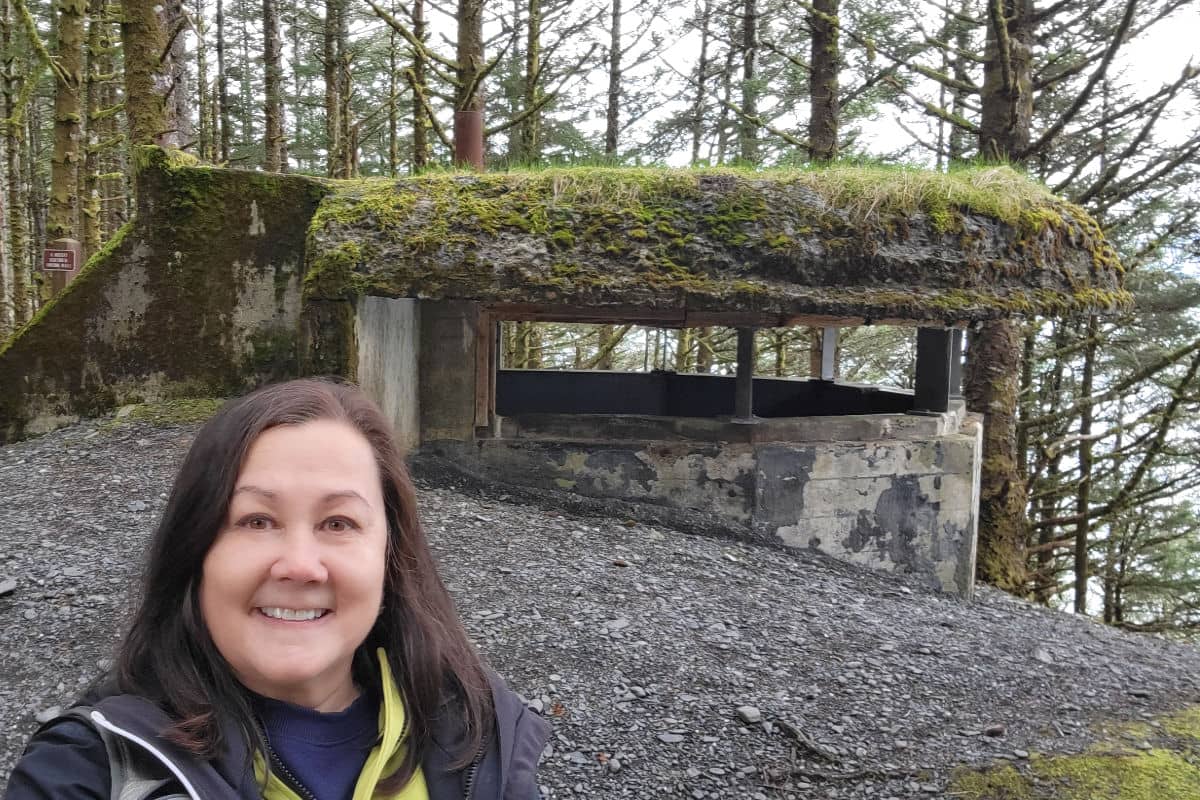 Exploring a war bunker