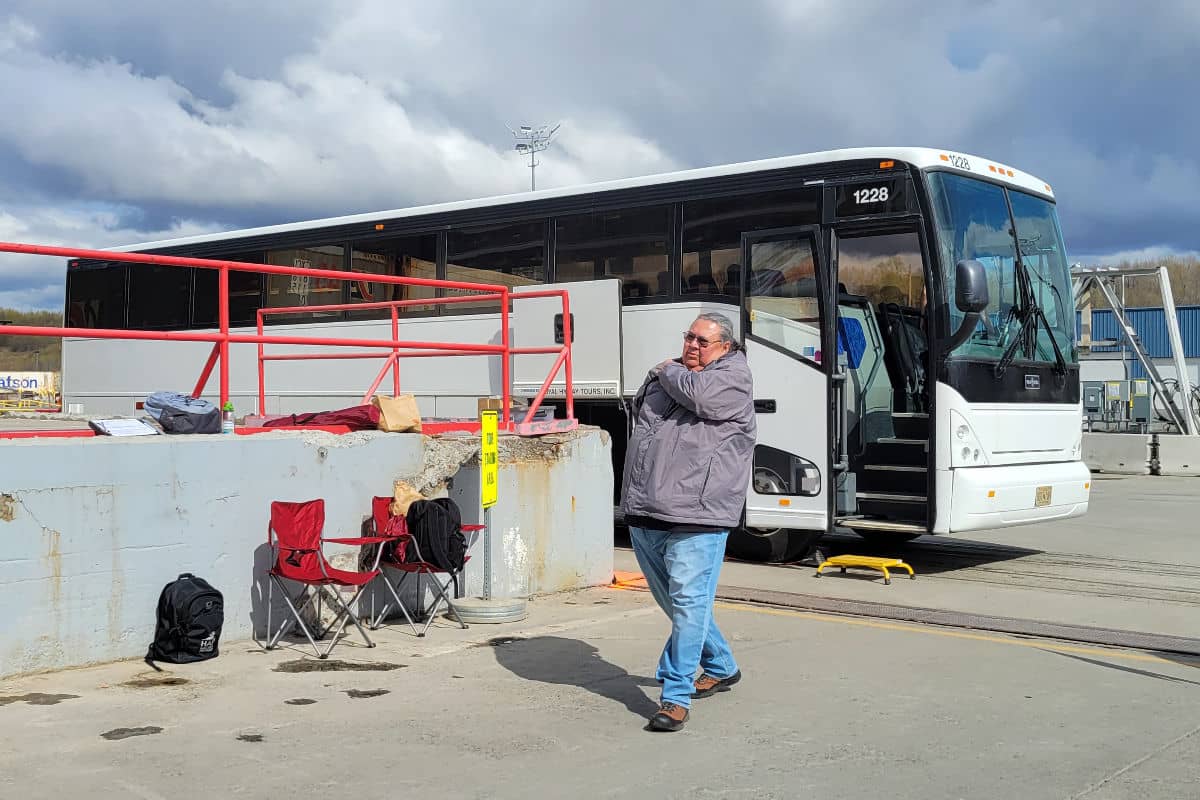 Port of Anchorage shuttle bus