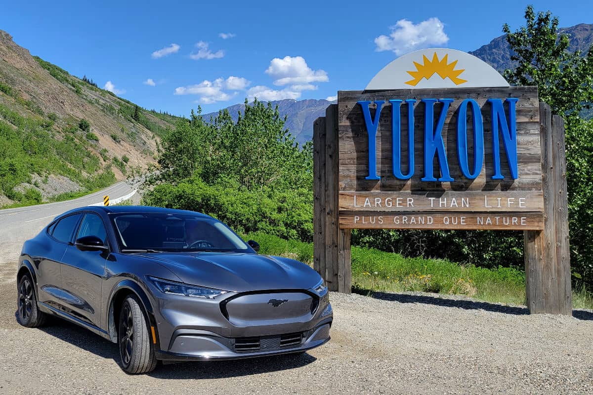Our Skagway electric rental car