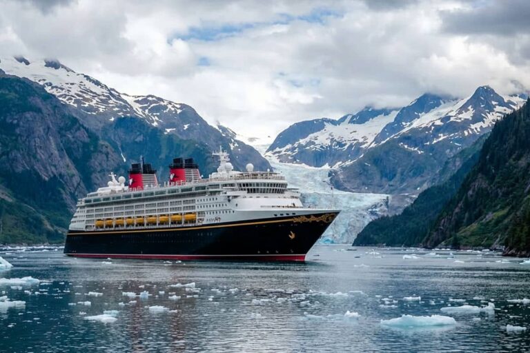 Disney Wonder at Dawes Glacier