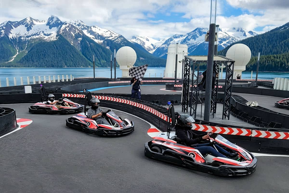 Norwegian Bliss Speedway in Alaska
