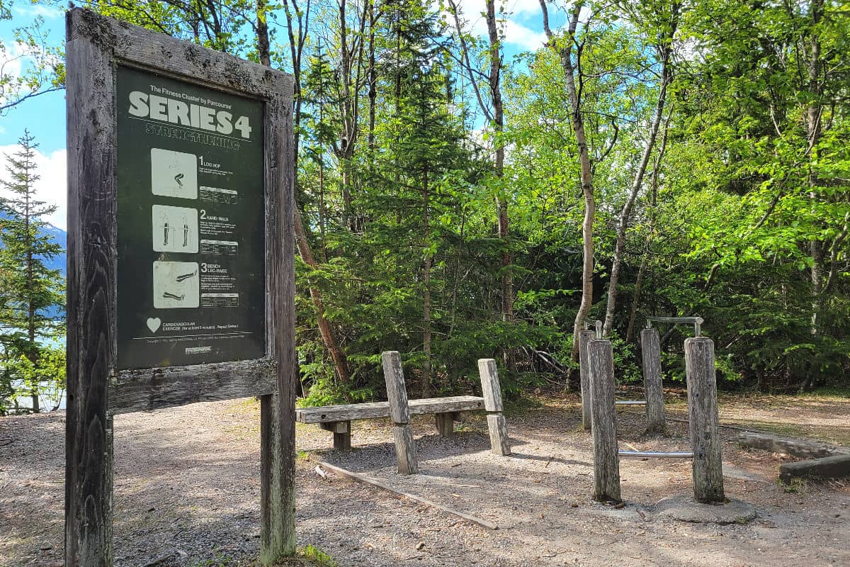 The strengthening exercises on the hike to Smuggler's Cove