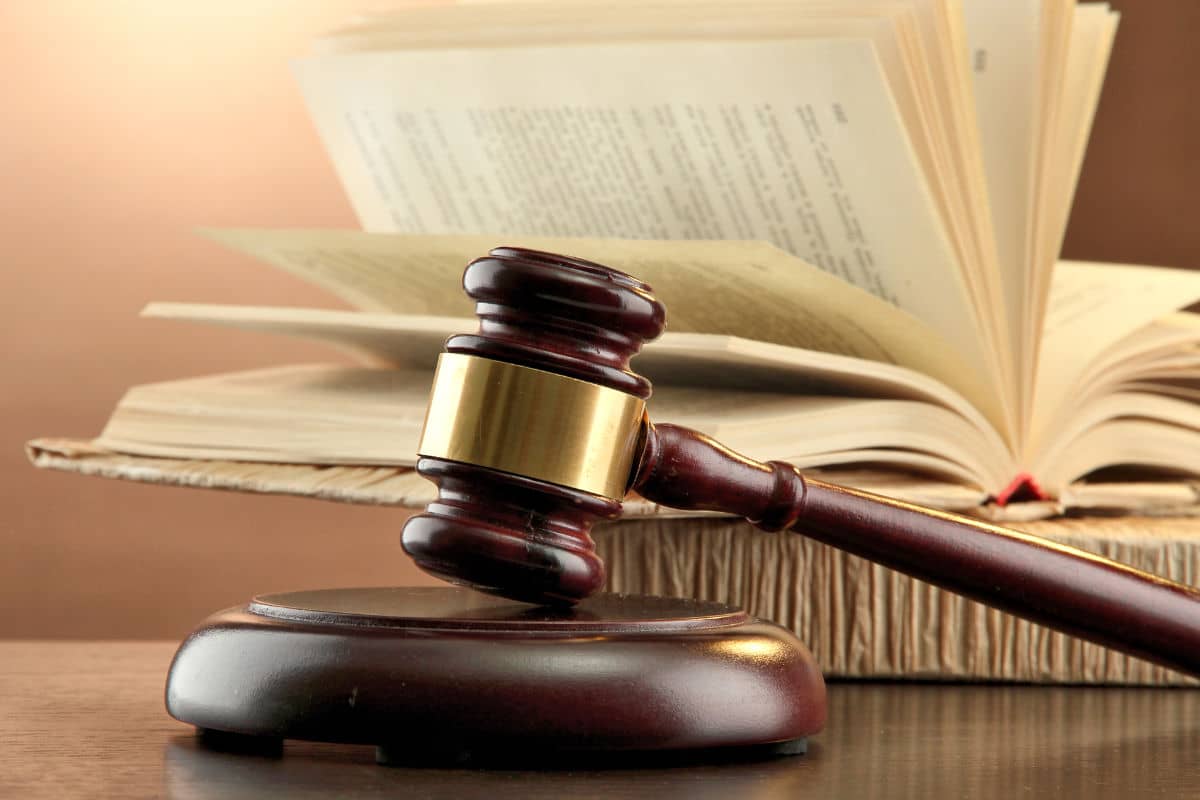 A gavel and legal documents