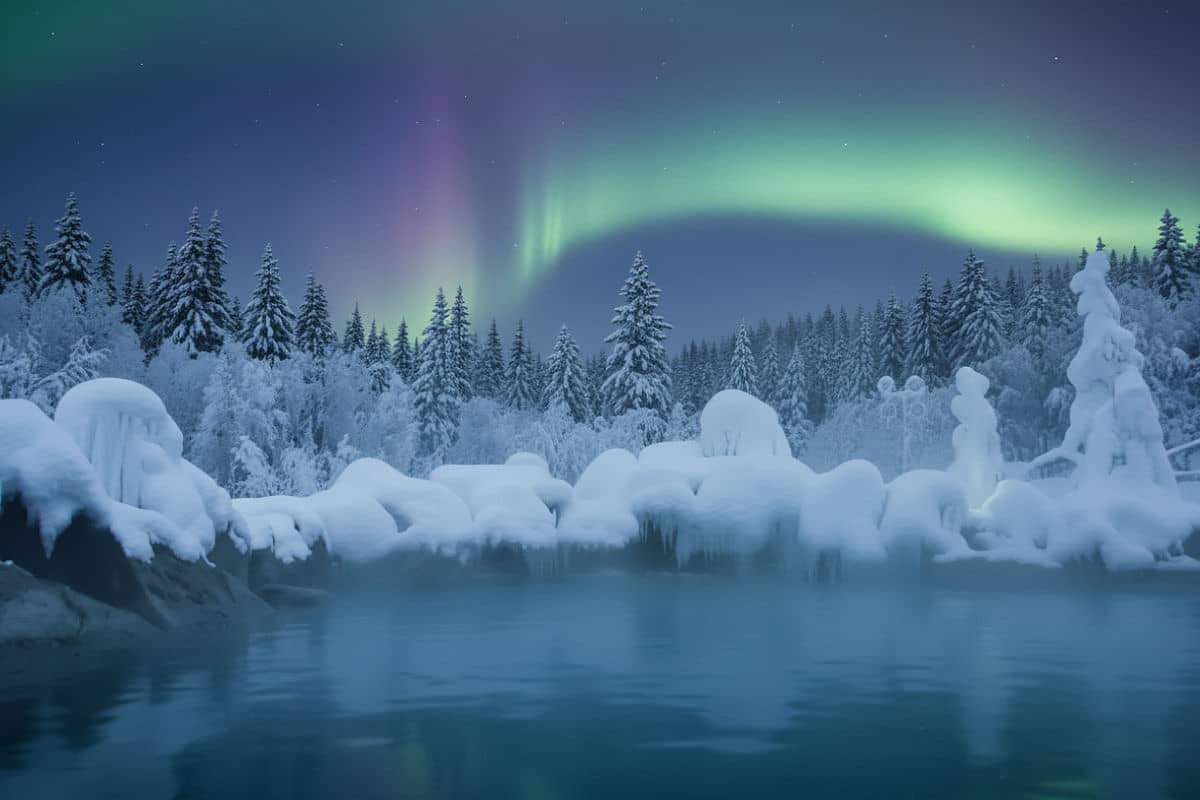 Aurora Borealis over Chena Hot Springs