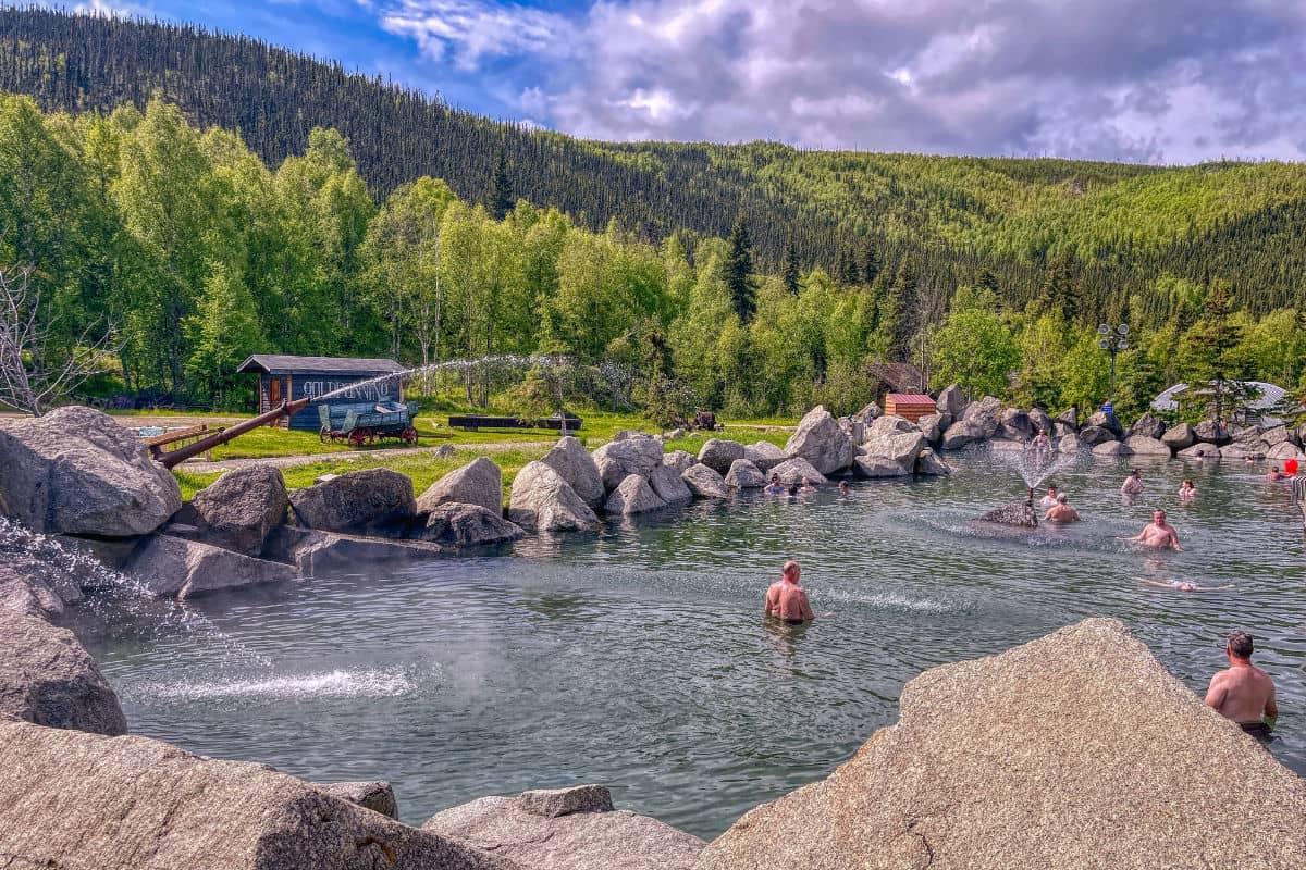 Chena Hot Springs in summer