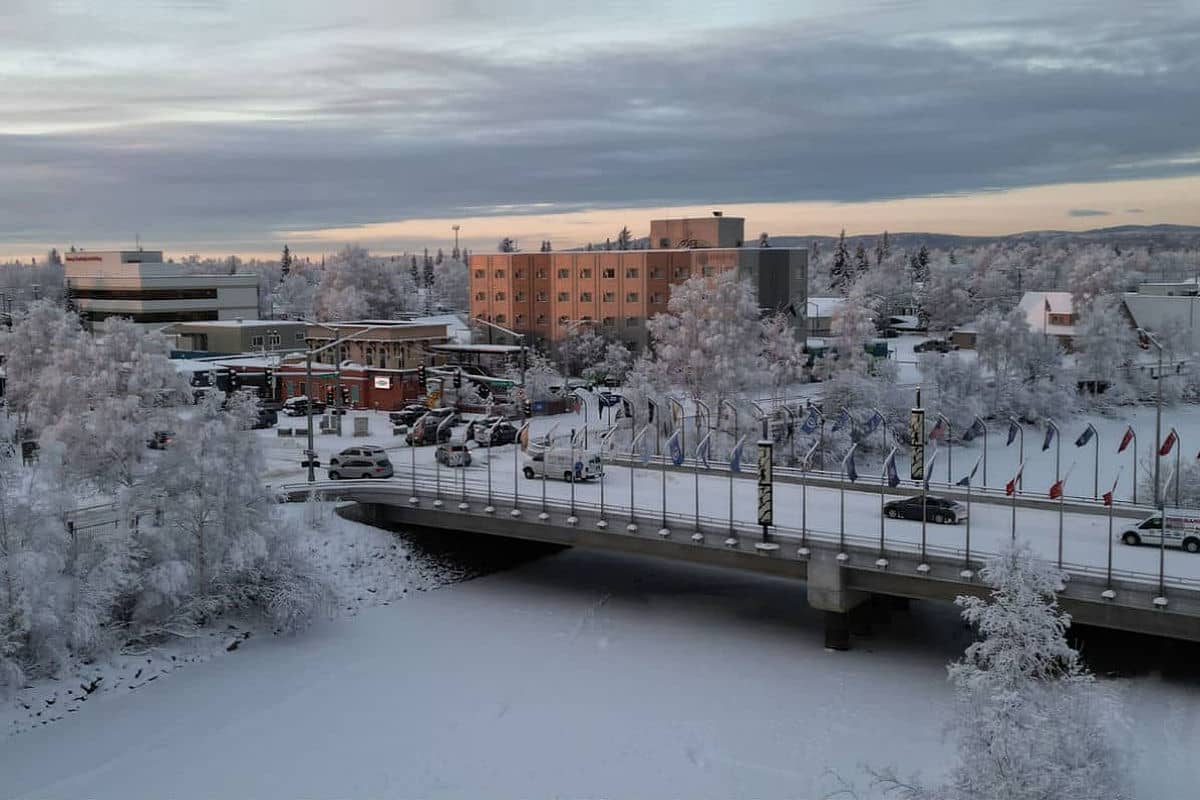 Fairbanks in winter