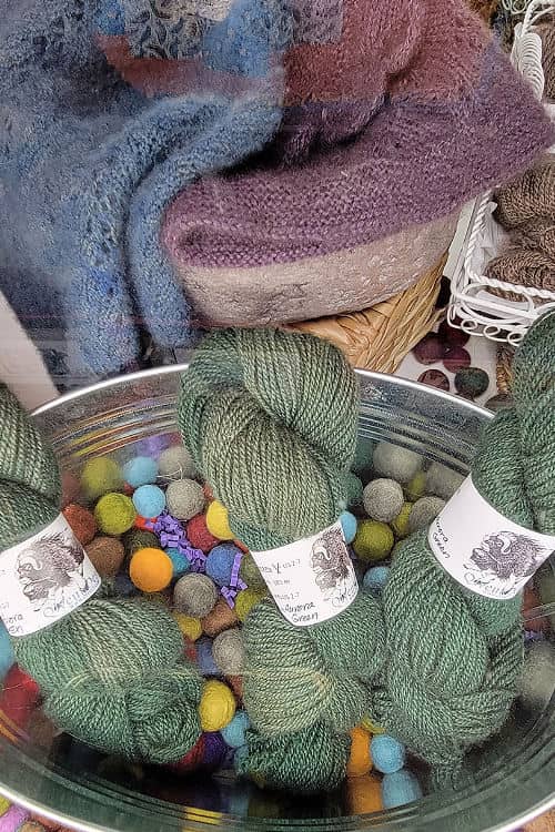 A selection of Qiviut, muskox wool