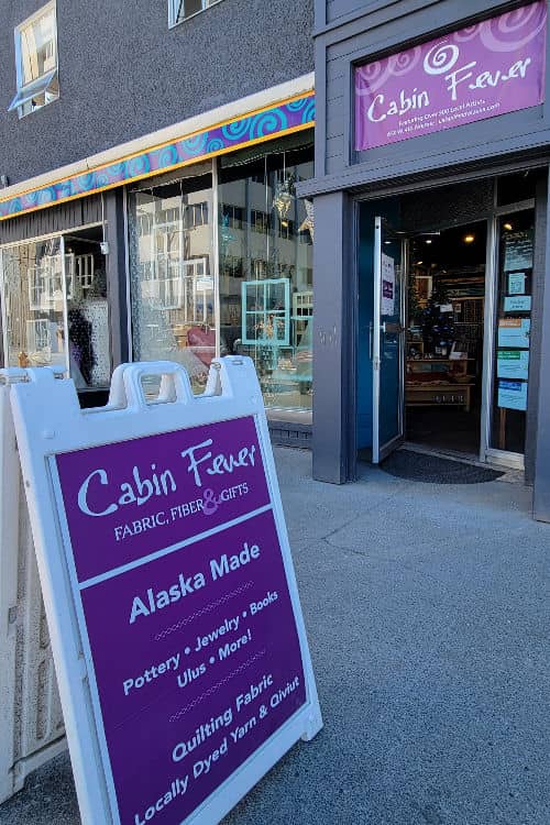 Cabin Fever store front in Anchorage